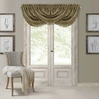 Elrene Home Fashions Antonia Rod Pocket Waterfall Valance