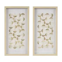 Madison Park Aurelian Emblem Framed Shadowbox 2-pc. Wall Art Sets