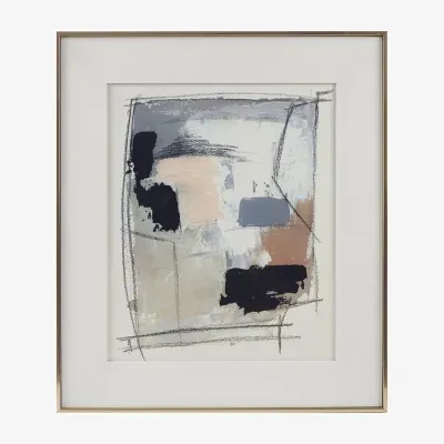 Madison Park Abstract Reveal Framed Glass And Gallery Matted Print