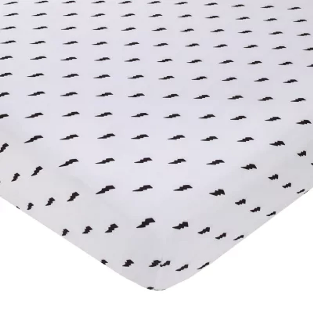 Nojo Lightning Bolt Crib Sheet