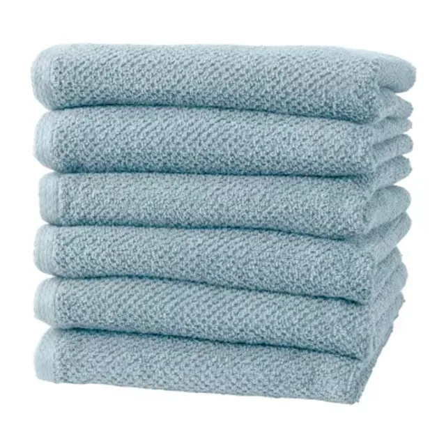 DII Assorted Teal Foodie Dishtowel & Dishcloth (Set of 5)