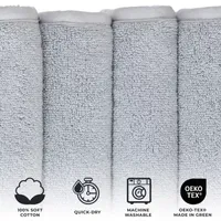 Linery Two-Toned 6-pc. Quick Dry Bath Towel Set
