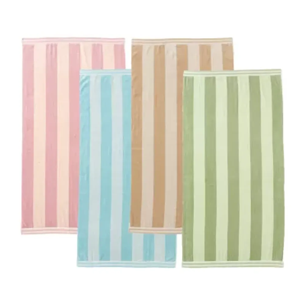 Linery Cabana Stripe 4-pc. Quick Dry Beach Towel