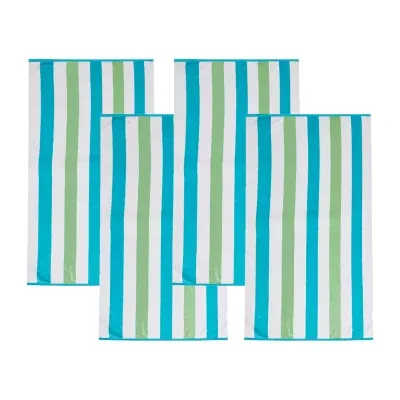 Linery Cabana Stripe 4-pc. Quick Dry Beach Towel