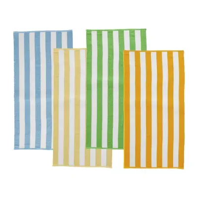 Linery Cabana Stripe 4-pc. Quick Dry Beach Towel