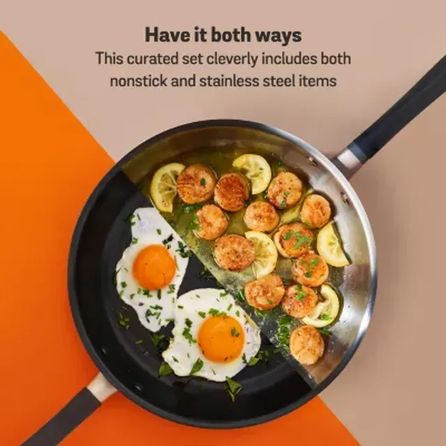 SCANPAN HaptIQ 2-Pc. Fry Pan Set - Macy's