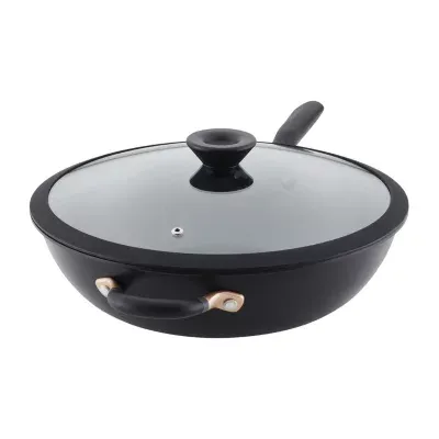 Meyer Accent Collections 12.75" Wok with Helper Handle
