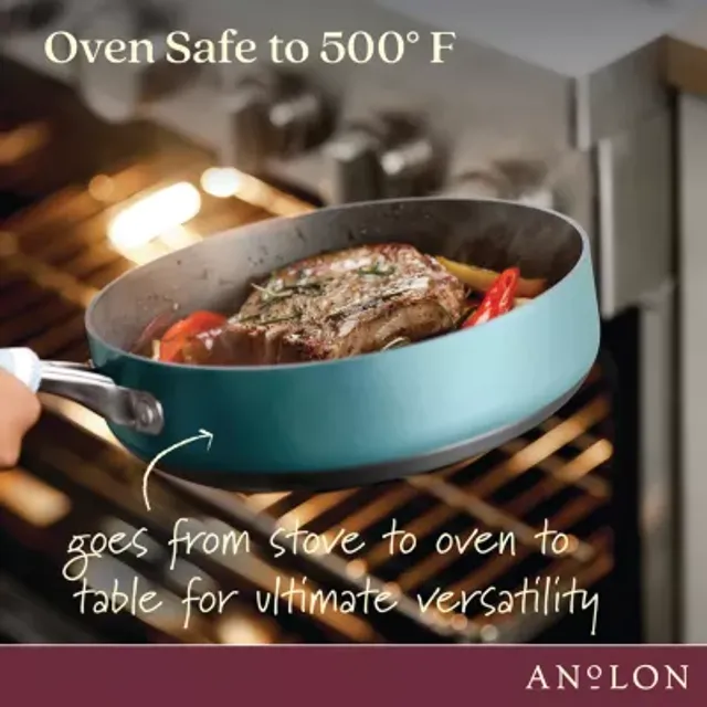 Anolon Advanced Home Hard Anodized 5-qt. Saute Pan with Lid and Helper  Handle - JCPenney