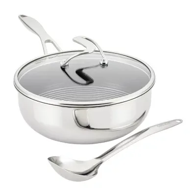 Circulon Steelshield Stainless Steel 3.5-qt. Chef Pan with Lid