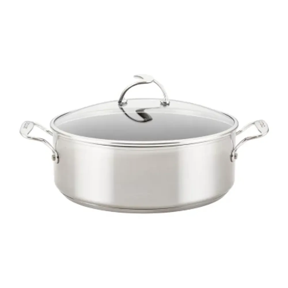 T-Fal Stainless Steel 12.-qt. Stockpot with Lid, Color: Stainless Steel -  JCPenney