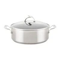 Circulon Steelshield Stainless Steel 7.5-qt. Stockpot with Lid