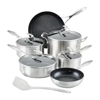 Circulon Steelshield Stainless Steel 11-pc. Cookware Set