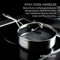 Circulon Steelshield Stainless Steel 11-pc. Cookware Set