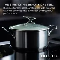 Circulon Steelshield Stainless Steel 11-pc. Cookware Set