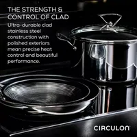 Circulon Steelshield Stainless Steel 12-pc. Cookware Set