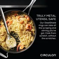 Circulon Steelshield Stainless Steel 5-qt. Saute Pan