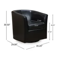 Daymian Curved Slope Arm Chair