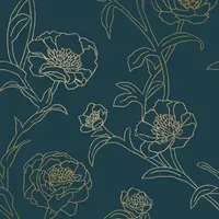 Tempaper Peonies Peel & Stick Wallpaper