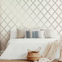 Tempaper Marrakesh Grey Peel & Stick Wallpaper