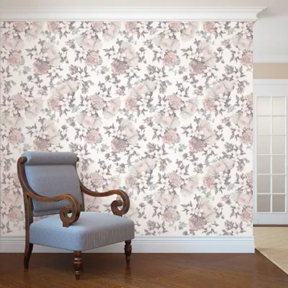 Tempaper Botanical Blossom Peel & Stick Wallpaper