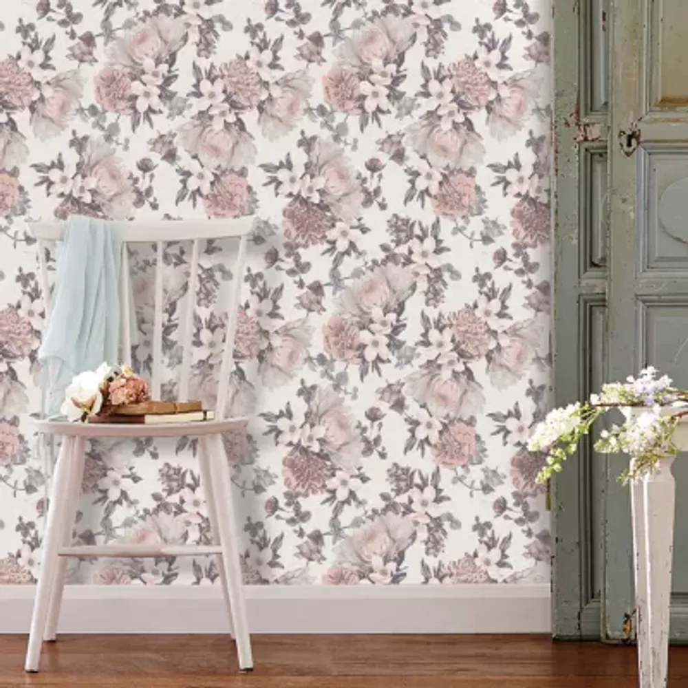 Tempaper Botanical Blossom Peel & Stick Wallpaper