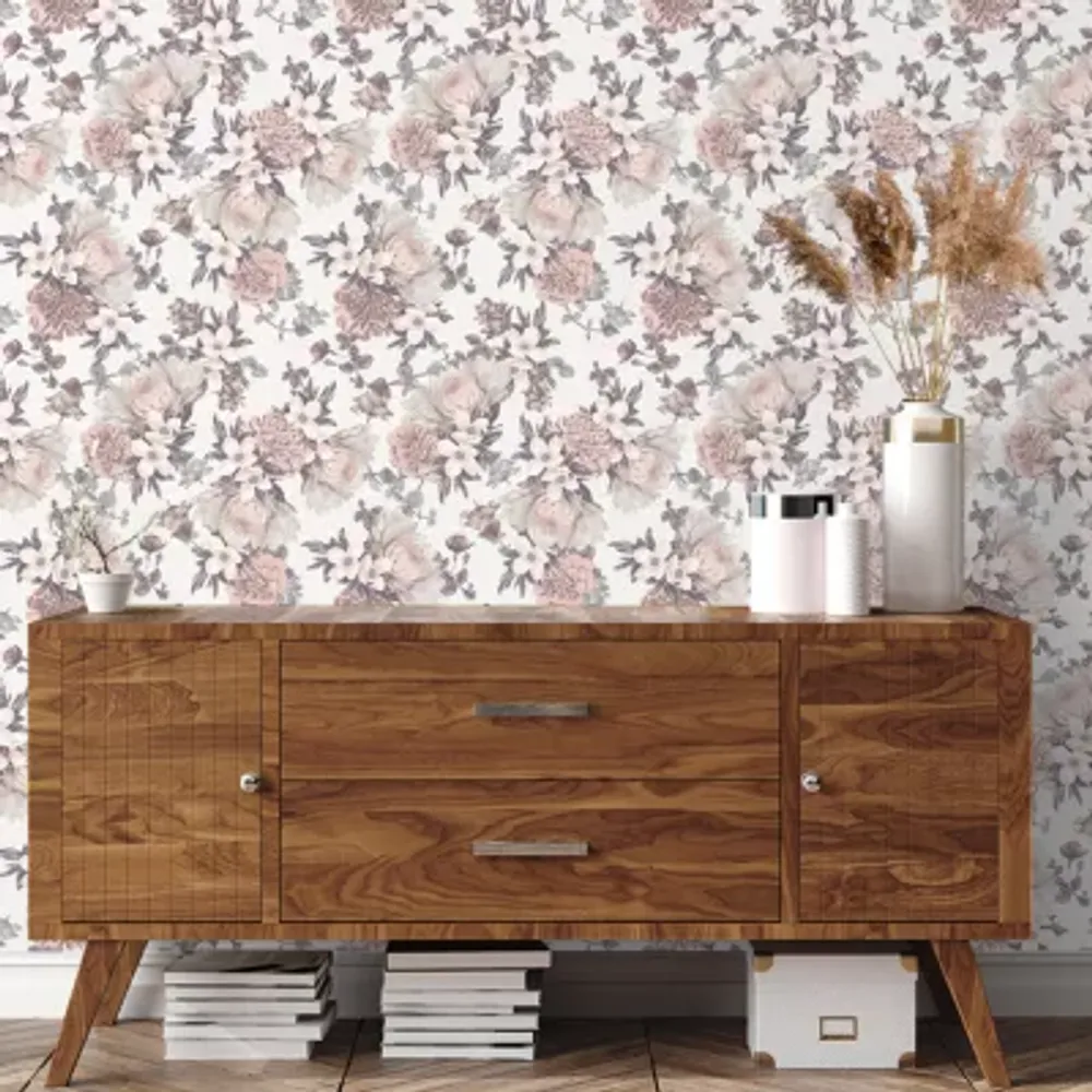 Tempaper Botanical Blossom Peel & Stick Wallpaper