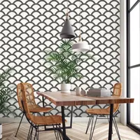 Tempaper Mosaic Scallop Peel & Stick Wallpaper