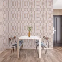 Tempaper Grass Geo Jute Peel & Stick Wallpaper