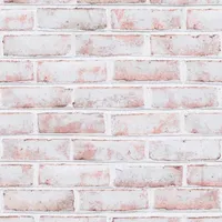 Tempaper White Washed Brick Peel & Stick Wallpaper