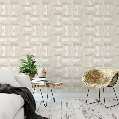 Tempaper Quilted Patchwork Peel & Stick Wallpaper