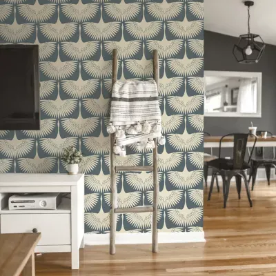 Tempaper Feather Flock Peel & Stick Wallpaper