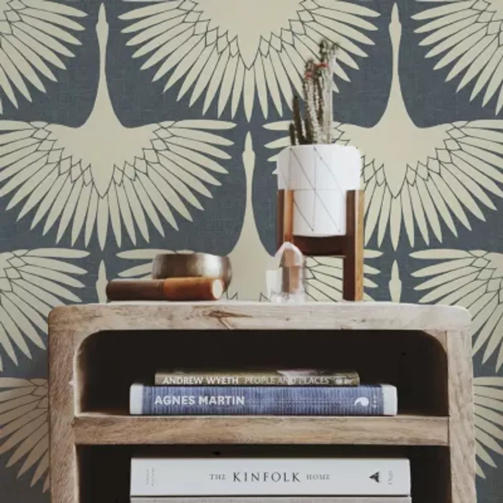 Tempaper Feather Flock Peel & Stick Wallpaper