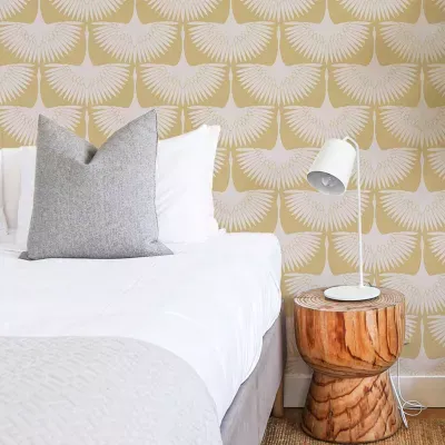 Tempaper Feather Flock Peel & Stick Wallpaper