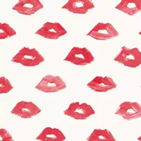 Tempaper Painted Lip Peel & Stick Wallpaper