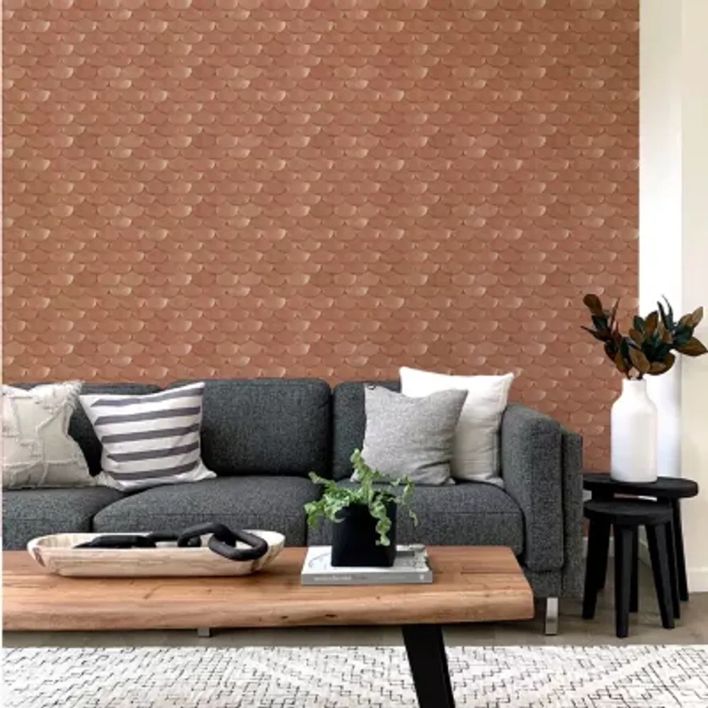 Tempaper Brass Peel & Stick Wallpaper