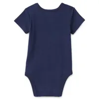 Okie Dokie Baby Boys Crew Neck Short Sleeve Bodysuit