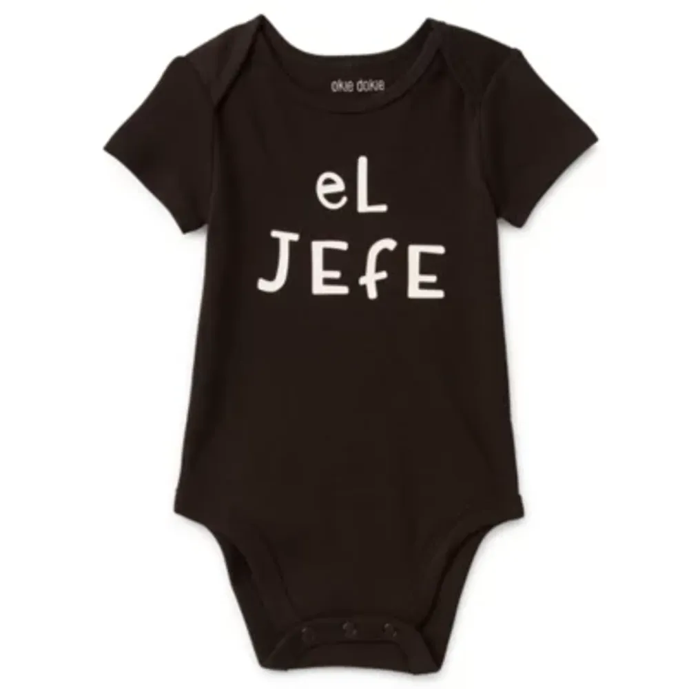 Okie Dokie Baby Boys Short Sleeve Bodysuit