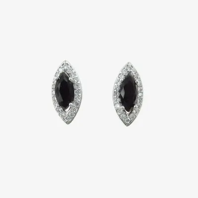 Vieste Rosa Halo Crystal 1/2 Inch Stud Earrings