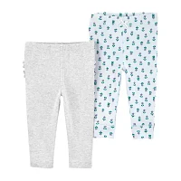 Carter's Baby Girls 2-pc. Straight Pull-On Pants