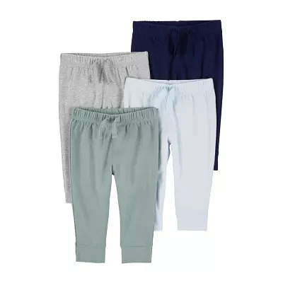 Carter's Baby Boys 4-pc. Tapered Pull-On Pants