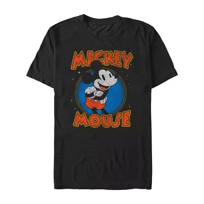 Mens Short Sleeve Mickey Mouse Graphic T-Shirt