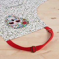 Fiesta Skull and Vine Apron