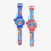 Superman Boys Multi-Function Blue Strap Watch Sup40043jc