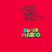 Little & Big Boys Crew Neck Short Sleeve Super Mario Graphic T-Shirt