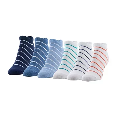 Gold Toe Thin Stripe 6 Pair Low Cut Socks Womens