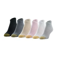 Gold Toe Henley Tab 6 Pair Low Cut Socks Womens