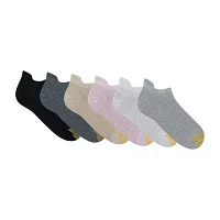 Gold Toe Henley Tab 6 Pair Low Cut Socks Womens