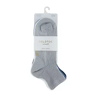Gold Toe Simple Rib 6 Pair Quarter Ankle Socks Womens