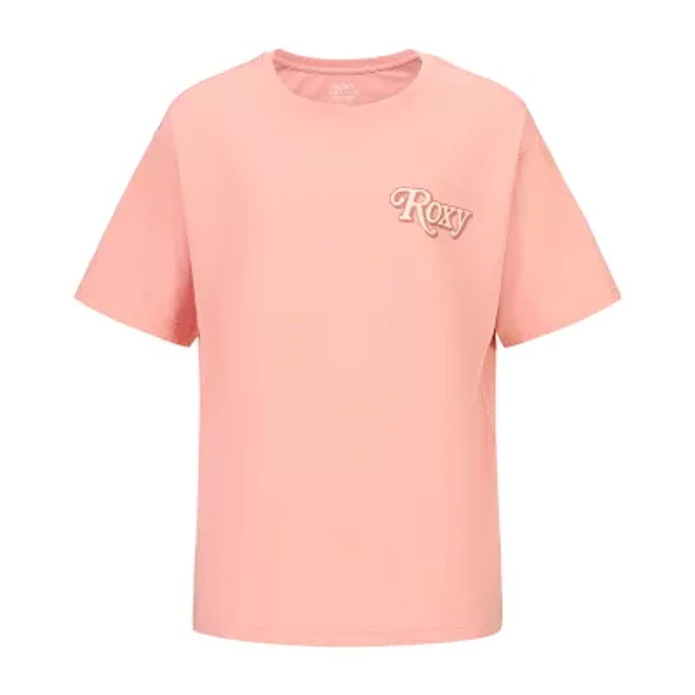 Roxy Big Girls Crew Neck Short Sleeve Graphic T-Shirt