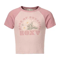 Roxy Big Girls Crew Neck Short Sleeve Graphic T-Shirt